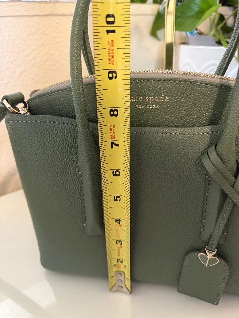 Kate Spade Margaux Medium Leather Satchel Bag/ crossbody.